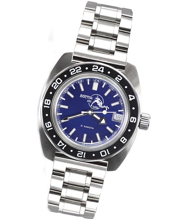 VOSTOK AMPHIBIA SCUBA DUDE 24Std.-Zeit (17004B)