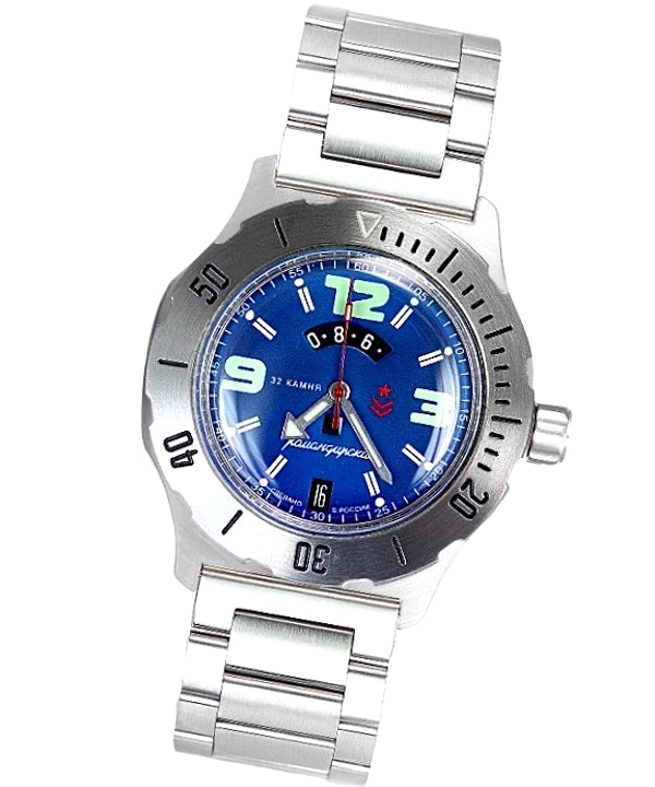 VOSTOK KOMANDIRSKIE zusätzl. 24-Std.-Anzeige und Day&Night-Index 2432 / 350604