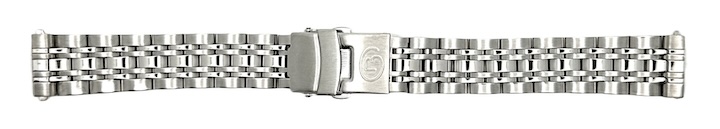 18mm massives Edelstahlarmband VOSTOK 7-reihig (ST18-04)