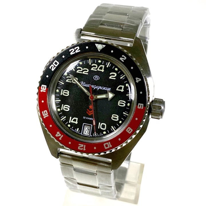 VOSTOK KOMANDIRSKIE 24Std.-Zeit (650541 S3)