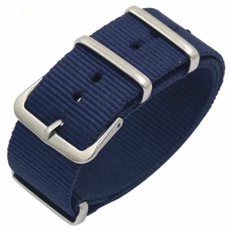 VOSTOK 20mm NATO Armband, Nylon, blau (NATO20-02)