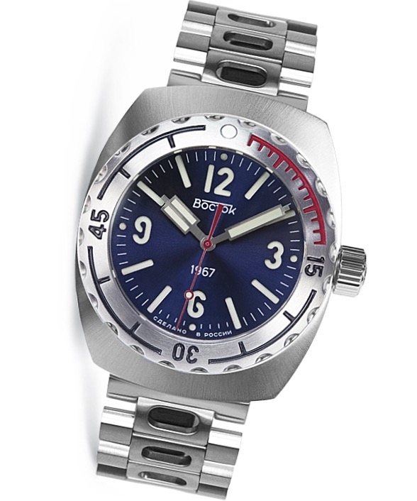 VOSTOK AMPHIBIA 1967, Saphirglas (190044)