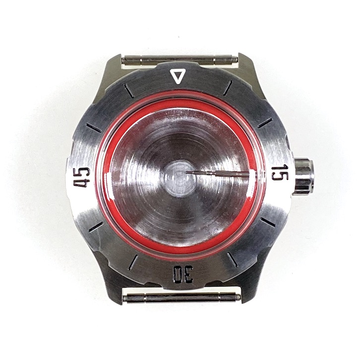 Gehäuse VOSTOK 350, gebürstet, (350ksb / 3)