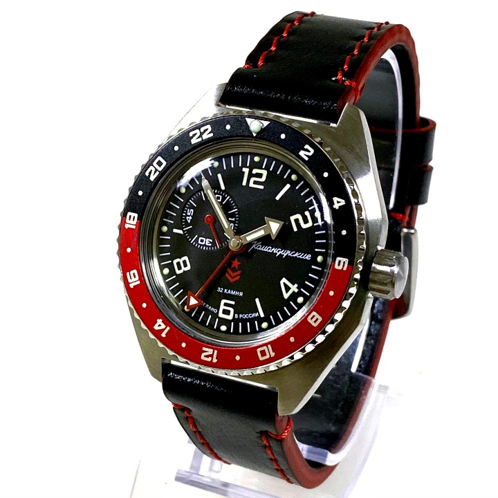 VOSTOK KOMANDIRSKIE mit zusätzlicher 24Std.-Zeit (650539 S3)