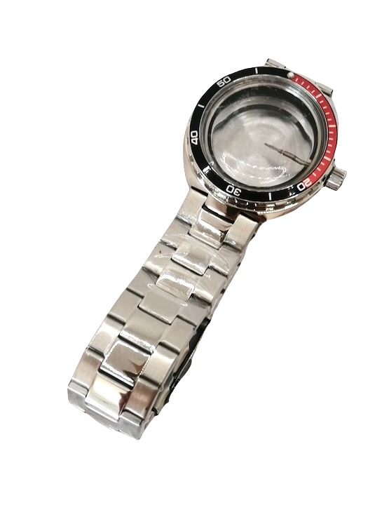 Gehäuse VOSTOK AMPHIBIA NEPTUN 690, poliert mit Armband (690ksb / 2)